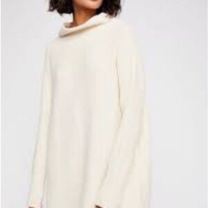Free People Ottoman Tunic Cream - Size S